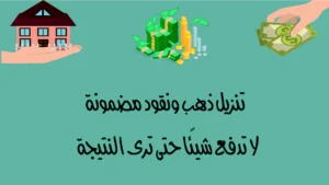 تنزيل أموال مع ضمان النتيجة والدفع بعد التأكد